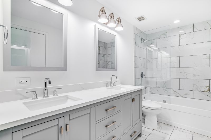 Modern Vanity with Double Sinks